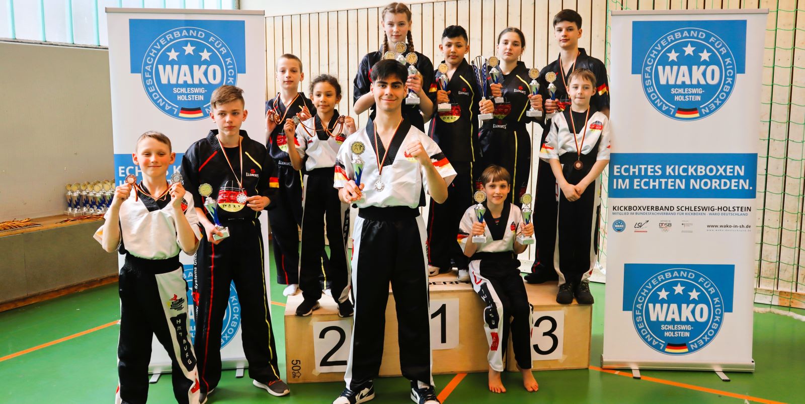 Das Ju-Jutsu-Showteam der HNT