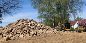 Baugebiet Lichtenauerweg: Clubheim und Umkleide platt gemacht