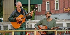 TV-Moderator und Musiker Reinhold Beckmann in der Fischhalle