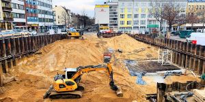 Bauarbeiten am Sand nehmen Fahrt auf: Grundsteinlegung in einigen Wochen