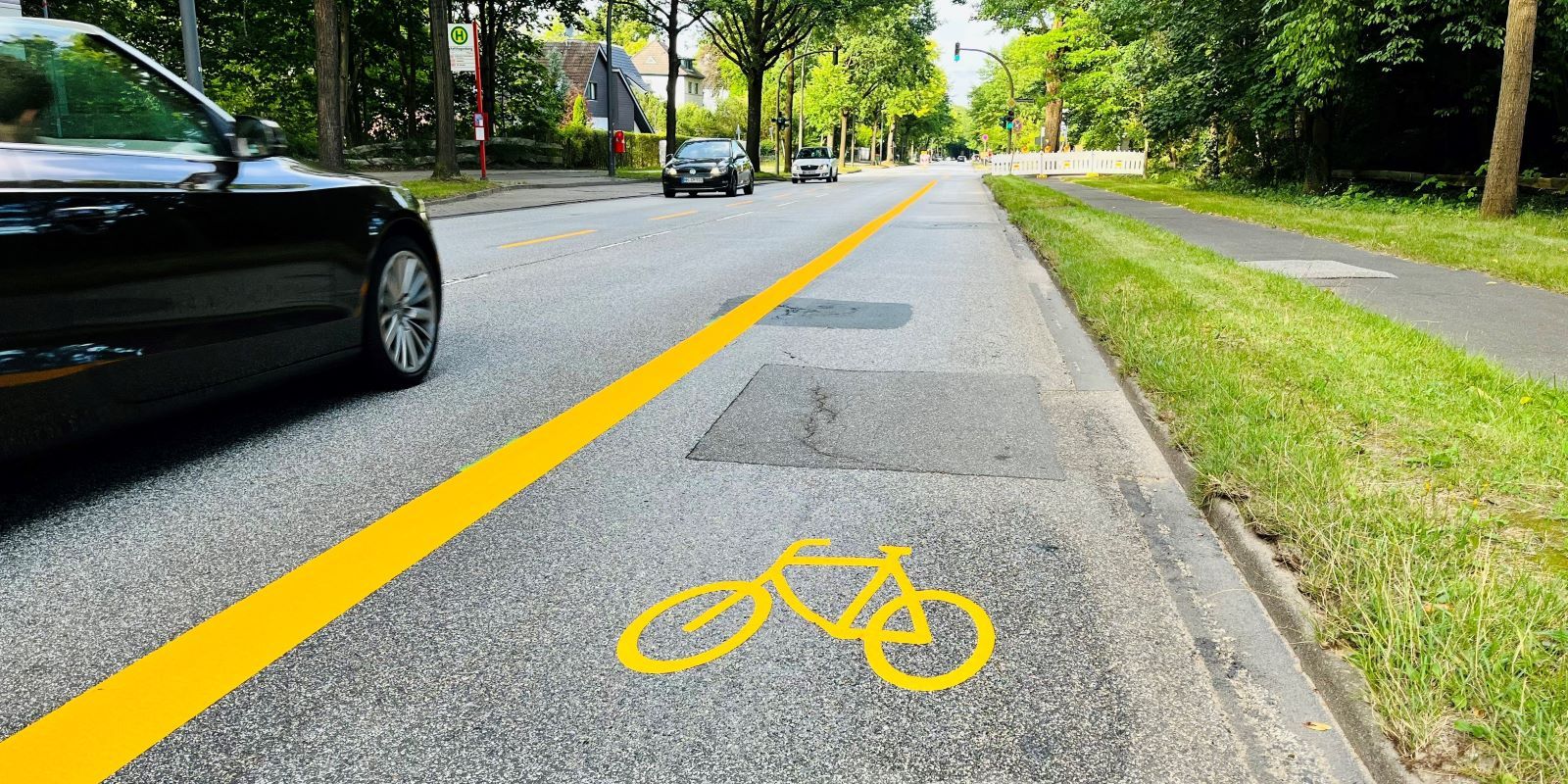 Bremer Straße: Frank Wiesner fordert Pop-Up-Radweg auf der Fahrbahn