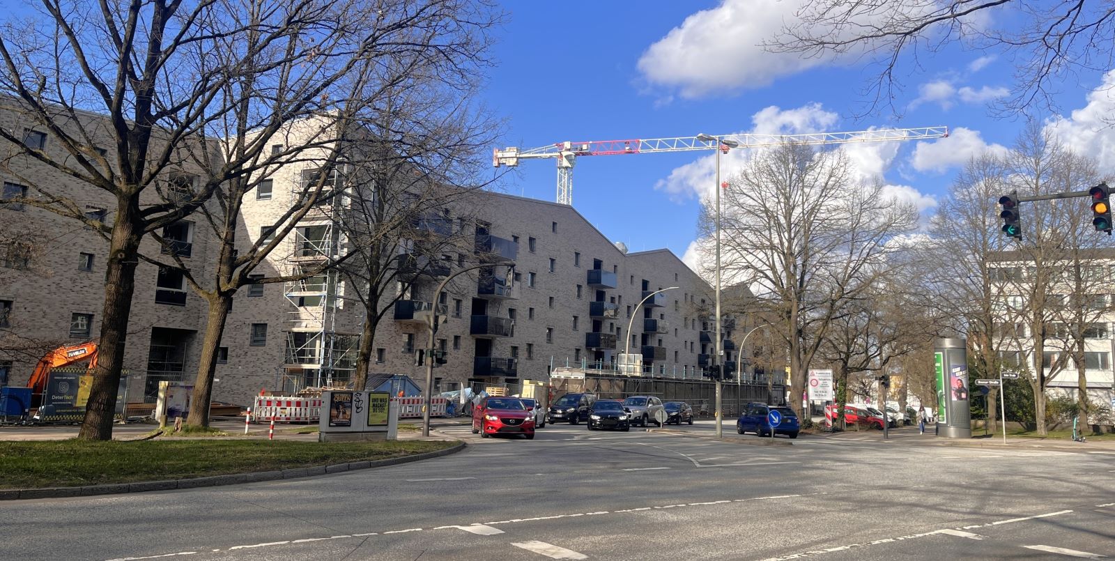 Abbau des Baukrans: Bremer Straße an diesem Wochenende voll gesperrt