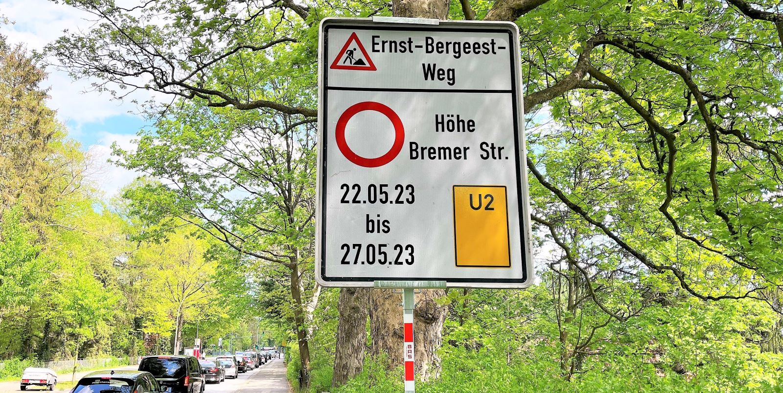Bauarbeiten auf der Bremer Straße: Ernst-Bergeest-Weg wird voll gesperrt