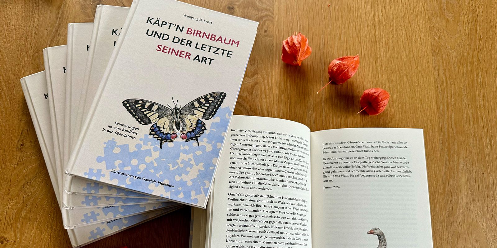 Wolfgang Beckers "Käpt’n Birnbaum" - ein Buch mit 30 Kurzgeschichten aus Harburg