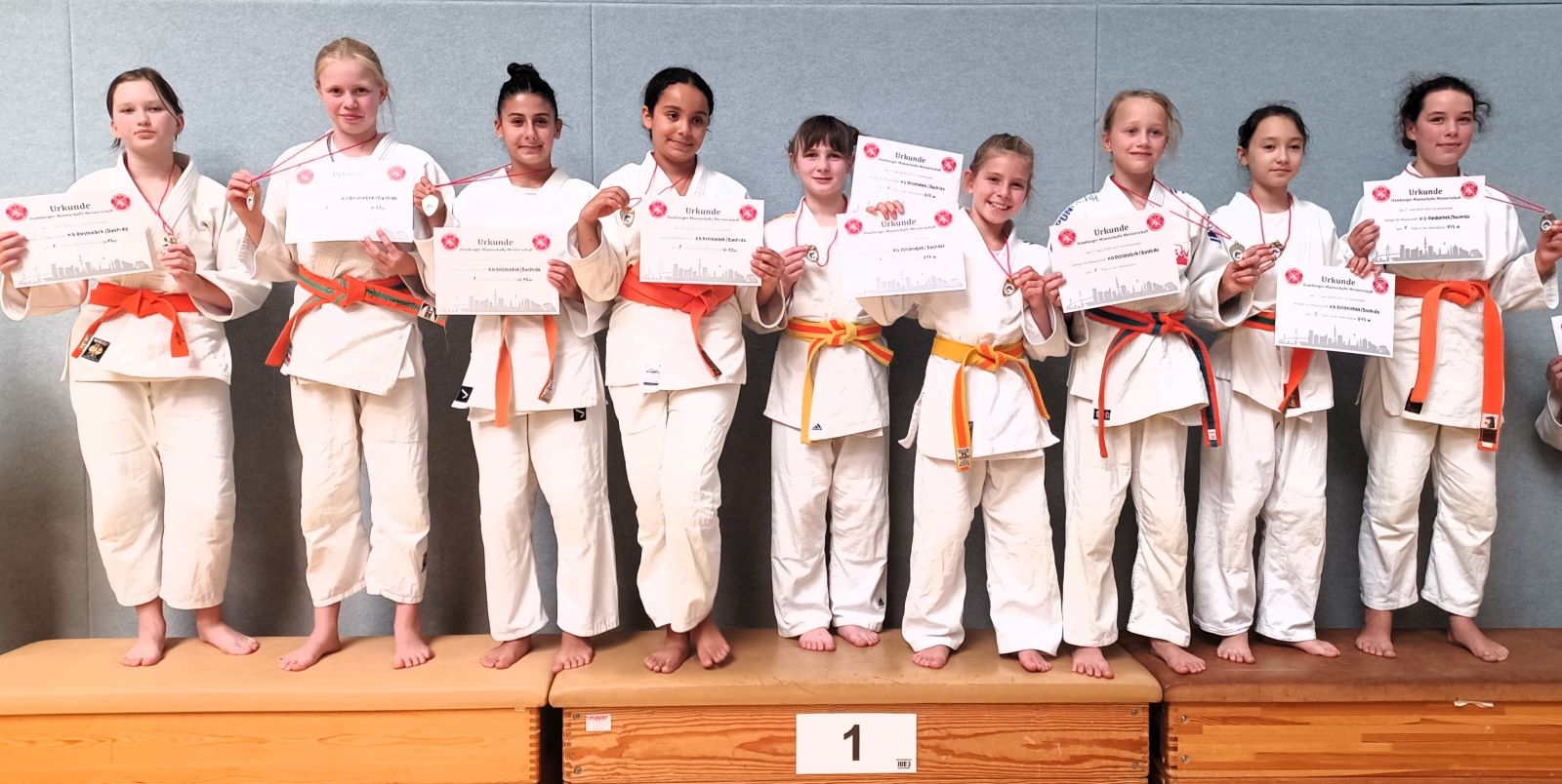 KSC-Judomädchen holen gleich zwei Hamburger Mannschafts-Meistertitel