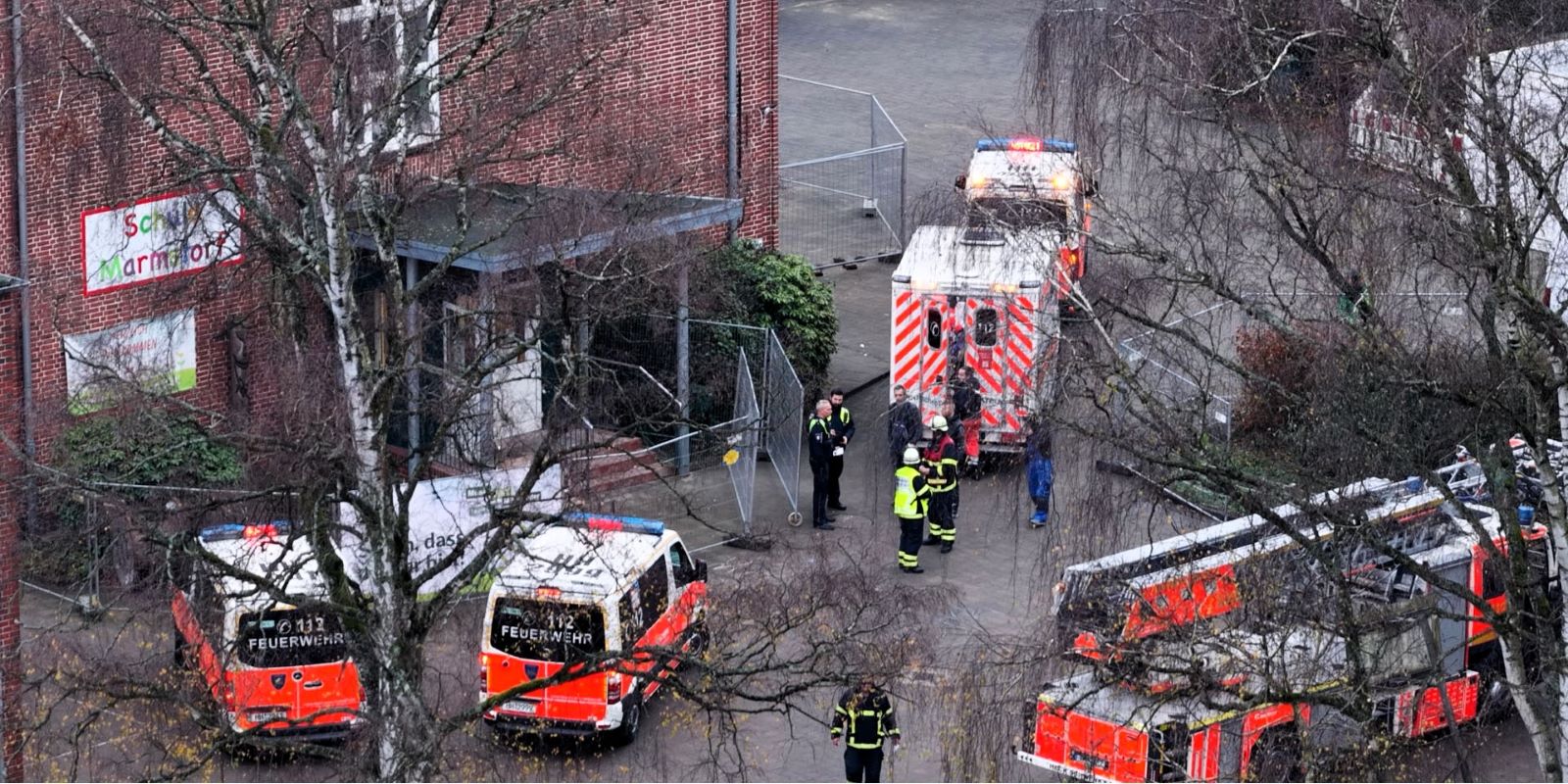 Arbeitsunfall an Marmstorfer Grundschule: Bauarbeiter durch Stromschlag verletzt