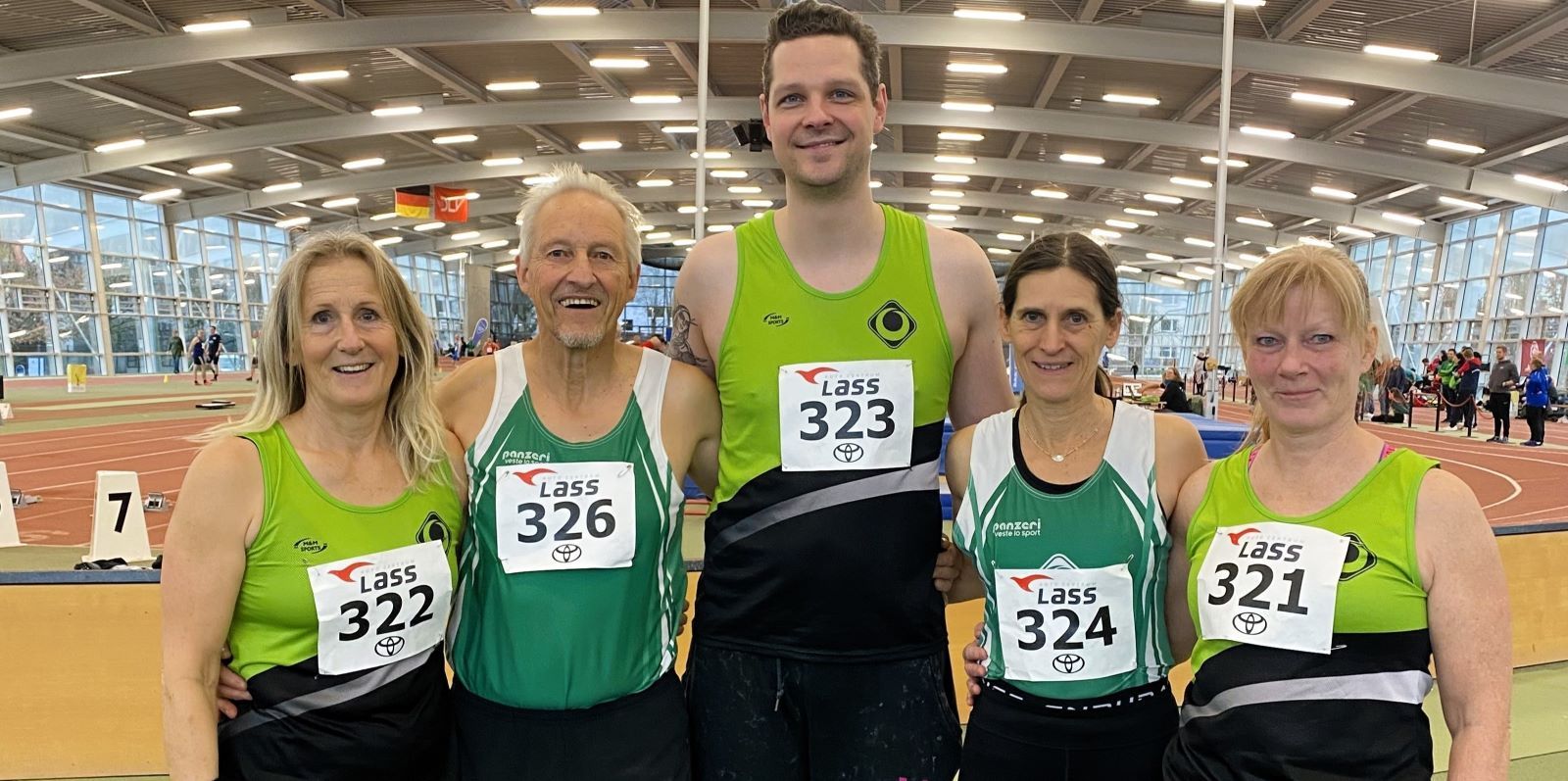 Wiebke und Heinz Baseda (v.l.), Lukas Nordbeck, Tanja Hecht, Beate Lenzing. Foto: privat