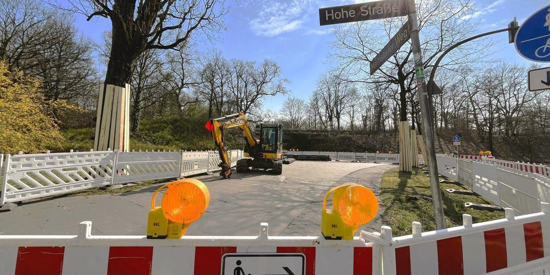 Weitere Vollsperrung in Harburg: Nebenfahrbahn der Hohen Straße wird gesperrt