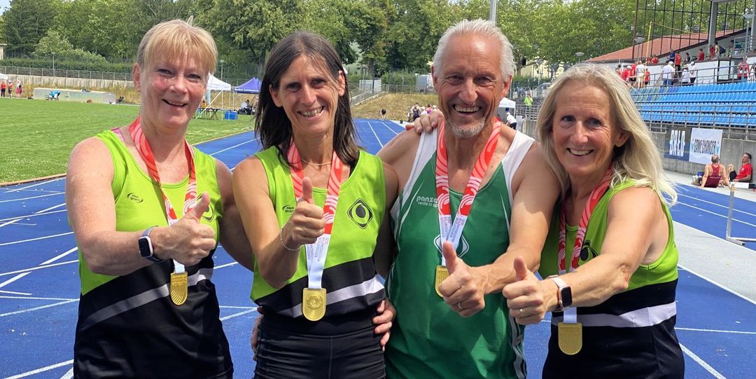 Das erfolgreiche Team mit Beate Lenzing (v.l.), Tanja Hecht, Heinz und Wiebke Baseda. Foto: pr