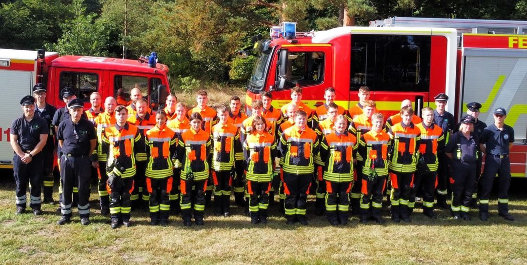 29 junge Feuerwehrleute der Gemeinde Seevetal sind bereit für den Einsatz