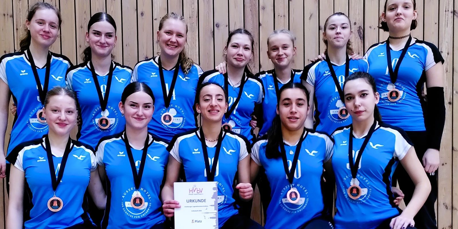 Auf Erfolgskurs: Volleyball-Team Hamburg sammelt nächste Medaillen