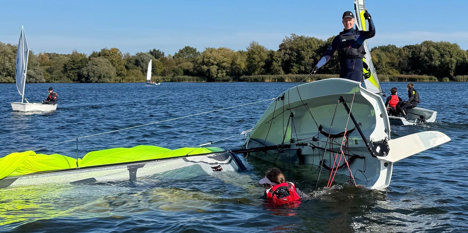 Neuländer See: Schnuppersegeln mit der Segelvereinigung Sinstorf