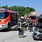 Unfall auf der A7: Auto gerät zwischen Leitplanke und Sicherungsfahrzeug